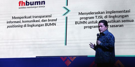 Dorong Pemerataan Ekonomi, Erick Thohir Minta Program CSR Fokus ke SDM