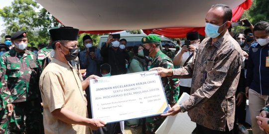 Asabri Beri Santunan ke Keluarga 3 Prajurit yang Gugur di Puncak Papua