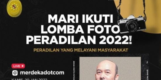 500 Lebih Peserta Daftar Lomba Foto Mahkamah Agung, Didominasi Masyarakat Umum