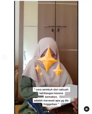 kisah sedih istri bereskan rumah usai ditinggal wafat suami