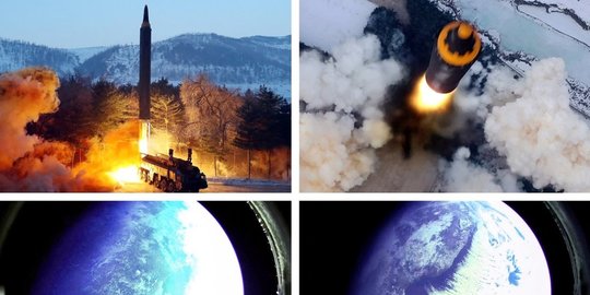 Korut Konfirmasi Uji Coba Rudal Hwasong-12 & Ambil Gambar dari Ruang Angkasa