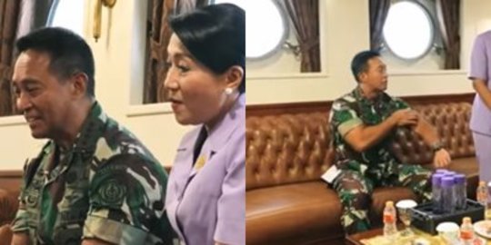 Intip Kemewahan Dalam KRI Bima Suci, Jenderal Andika & Istri Sampai Kagum 'Keren'