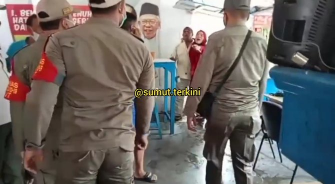viral video pedagang warkop bentrok dengan petugas ppkm wawalkot medan lakukan ini