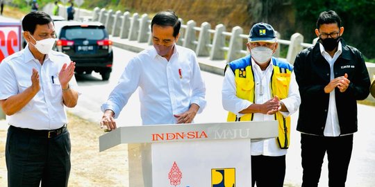 Presiden Jokowi Resmikan Jalan Bypass Balige