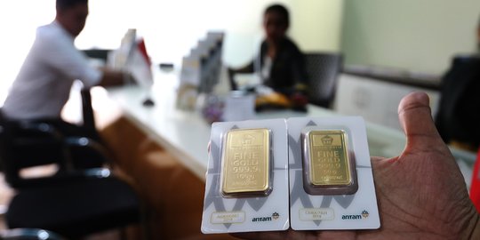 Harga Emas Hari ini Kembali Naik Rp1.000 Menjadi Rp933.000 per Gram