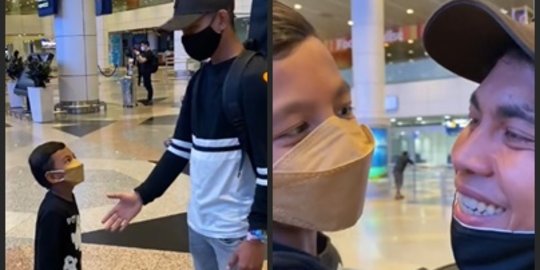 Empat Tahun Tak Jumpa, Pertemuan Haru Ayah dan Anak Ini Jadi Viral