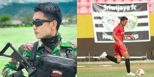 Potret Serda Ridho, Prajurit TNI Tampan & Aktif Olahraga Sepak Bola hingga Raih Tropi