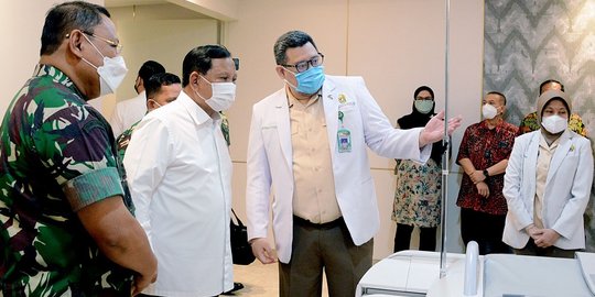 Resmikan MRI Center RSPAD, Menhan Prabowo Tegaskan Dukungan Peningkatan Kesehatan TNI