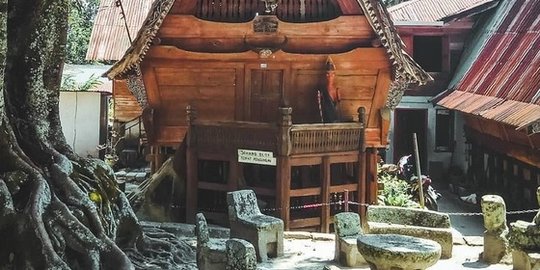 Melihat Potret Huta Siallagan, 'Kampung Kanibal' yang Baru Diresmikan Jokowi
