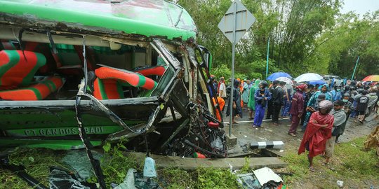 Dishub Solo Pastikan Bus yang Kecelakaan di Bantul Laik Jalan