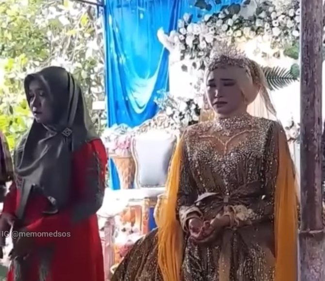 calon suami kabur jelang akad nikah wanita ini menikah sendirian