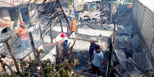 Rumah di Kupang Hangus Diamuk Si Jago Merah, Diduga Dibakar ODGJ