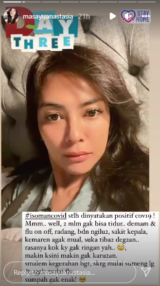 masayu anastasia positif covid 19 begini kondisi terbarunya