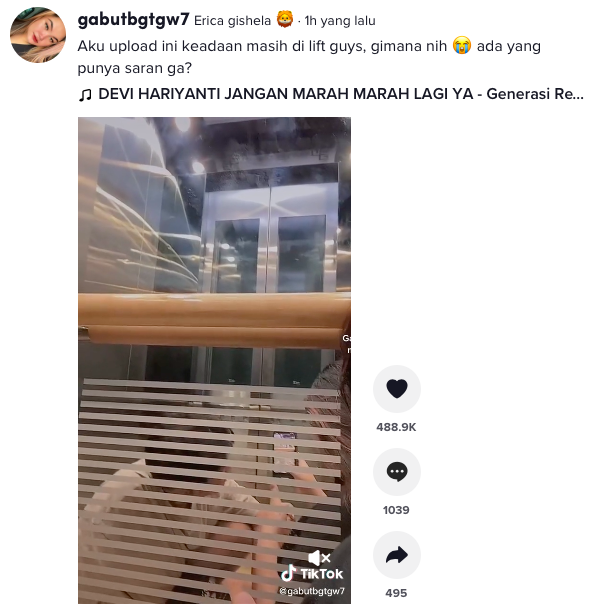 viral dua orang terjebak di lift rumah begini kronologinya