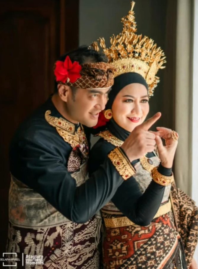 5 potret prewedding venna melinda dan ferry irawan kece banget pakai baju adat bali