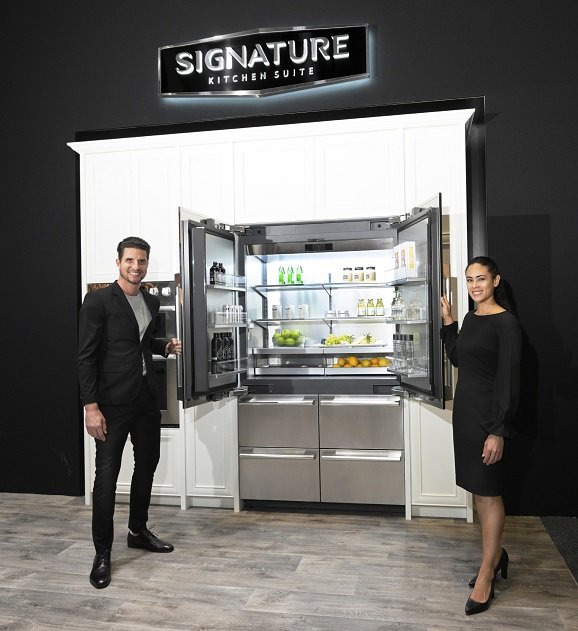 lg electronics rilis kulkas premium signature kitchen suite built in french door