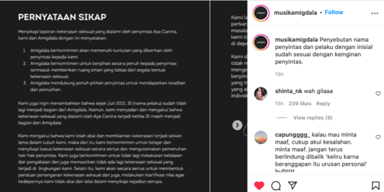 Sempat Heboh Mantan Vokalisnya Ungkap Alasan Keluar Grup, Amigdala Buka Suara