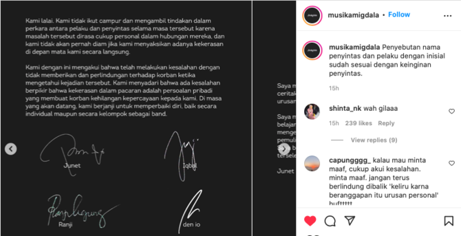 sempat heboh mantan vokalisnya ungkap alasan keluar grup amigdala buka suara