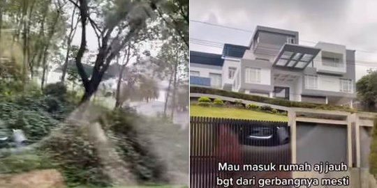 Rumah Mewah di Tengah-tengah Hutan Bikin Heran, 'Masuk Rumah Harus Pakai Mobil'