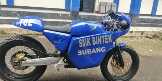 Dirakit Dua Bulan, Ini Potret Keren Motor Listrik Karya Siswa SMK di Kabupaten Subang