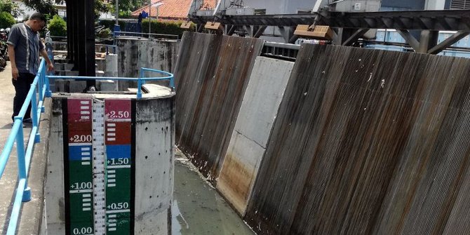 BPBD DKI: Pintu Air Pasar Ikan Berstatus Siaga Dua | Merdeka.com