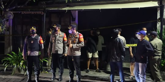 Langgar Prokes, Warung Tongkrongan di Kuta Dibubarkan Petugas Gabungan