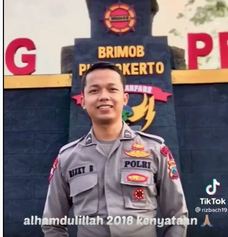 rizky jadi polisi