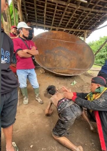 lokasi penemuan wajan raksasa kini jadi tempat wisata