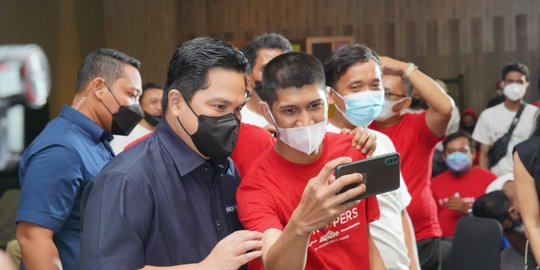 Erick Thohir: Jangan Takut, Dana Social Healing Halal dari Hasil Keringat Saya