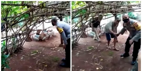 Kakek di Bekasi Ini Lari ke Makam karena Takut Divaksin, Bikin Ngakak saat Ditemukan