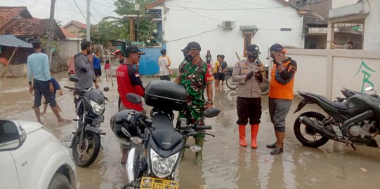 Kali Meluap, 7 Desa di Kabupaten Bekasi Terendam Banjir