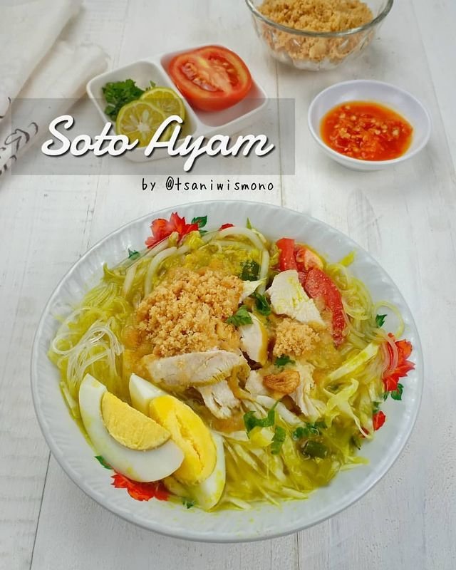 soto ayam kuning bening