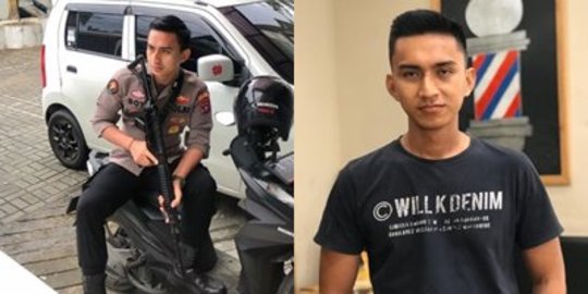 Potret Polisi Tampan Bripda Bopandra, Pesonanya Terpancar Dibilang 'Jangan Senyum'