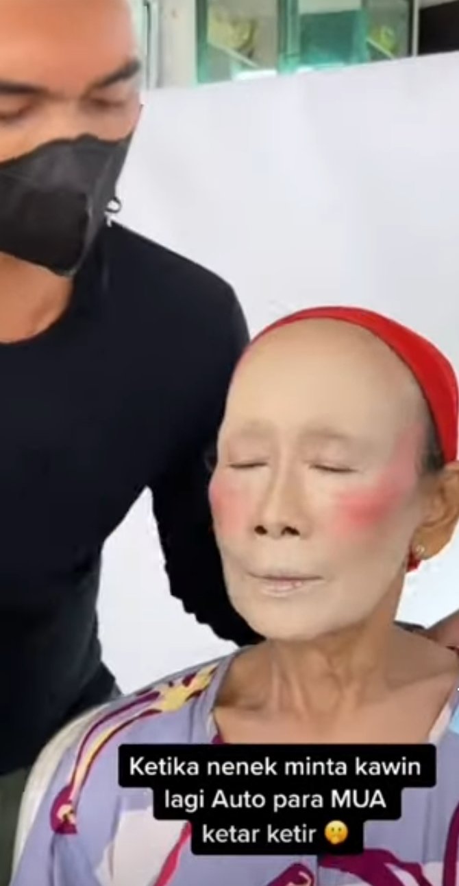 viral mua sulap nenek jadi wanita muda ini trik yang dilakukan