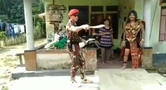 potret kuat prajurit kopassus