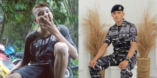 Dulu Metal dan Berambut Pirang, Kini Pria Ini Gagah Jadi Prajurit TNI