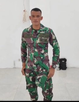 dulu metal dan berambut pirang kini pria ini gagah menjadi seorang prajurit tni