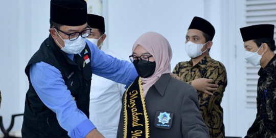 550 Pelajar Jabar Siap Jadi Mahasiswa Al-Azhar Mesir, Ridwan Kamil Beri Wejangan Ini