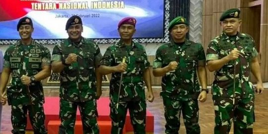 Potret Kompak 5 Jenderal Mantan Danpaspampres, Satu jadi Bintang 3 Termuda TNI AD