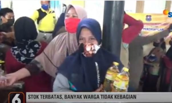 minyak goreng murah di tegal habis diserbu pembeli