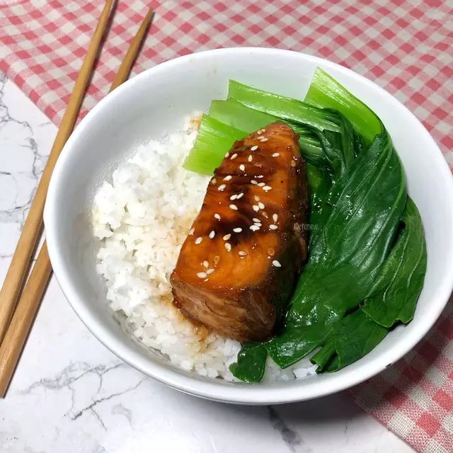 salmon teriyaki