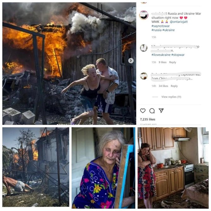 tidak benar foto foto ini diambil saat serangan rusia ke ukraina