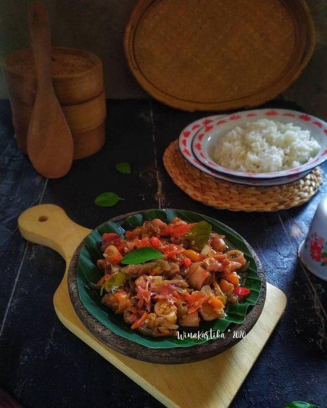 sambal cumi asin goreng