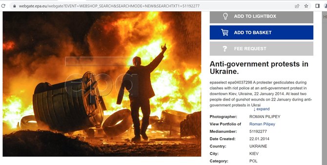 tidak benar foto foto warga ukraina melawan rusia pada februari 2022