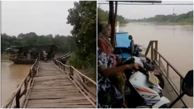 jembatan unik di indramayu