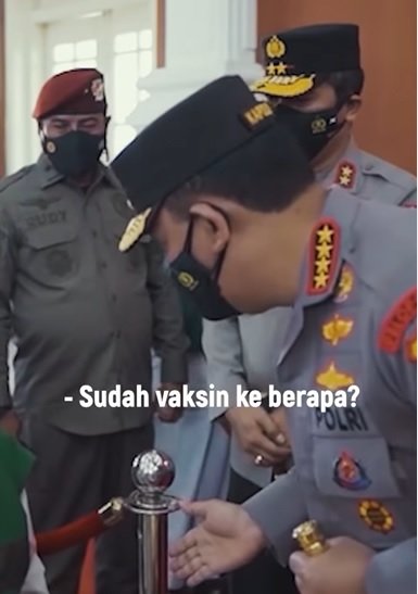 momen kapolri listyo dengan para kiai godai yang takut jarum suntik 039lihat saya saja039