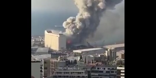 CEK FAKTA: Tidak Benar Video Ledakan di Ukraina Akibat Serangan Rusia