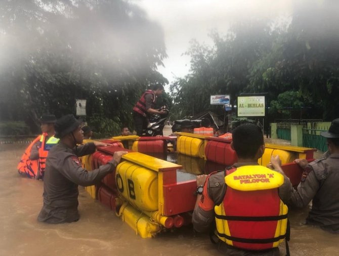 daftar titik banjir di serang