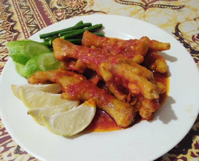 ceker mercon resep