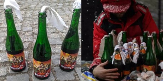 Lawan Invasi Rusia, Pabrik Minuman di Ukraina Ini Difungsikan untuk Produksi Molotov